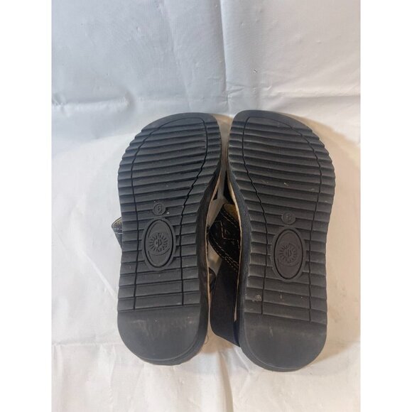 EASY Spirit Sandles Size 6 Women's WMES29ER077 Black - Picture 4 of 14